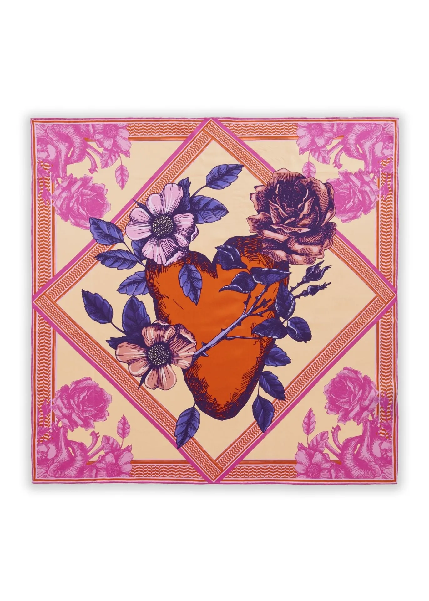 Codello Small Silk Flower Pink Hues