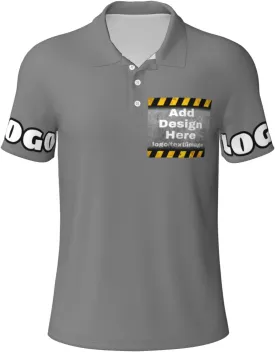 Custom Polo Shirt for Men Women Design Your Own Printed Front Back and Sleeve Personalized with Logo & Text