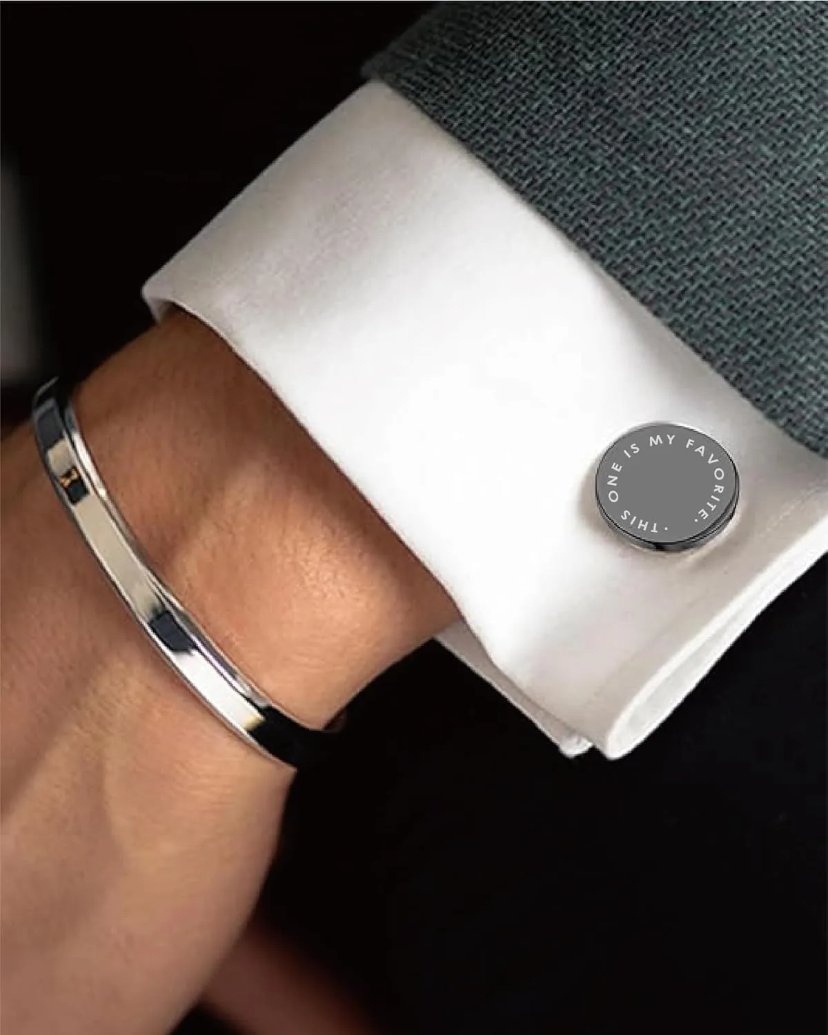 Mens Cufflinks - Gifts for Husband from Wife - Anniversary, Birthday Gifts for Husband