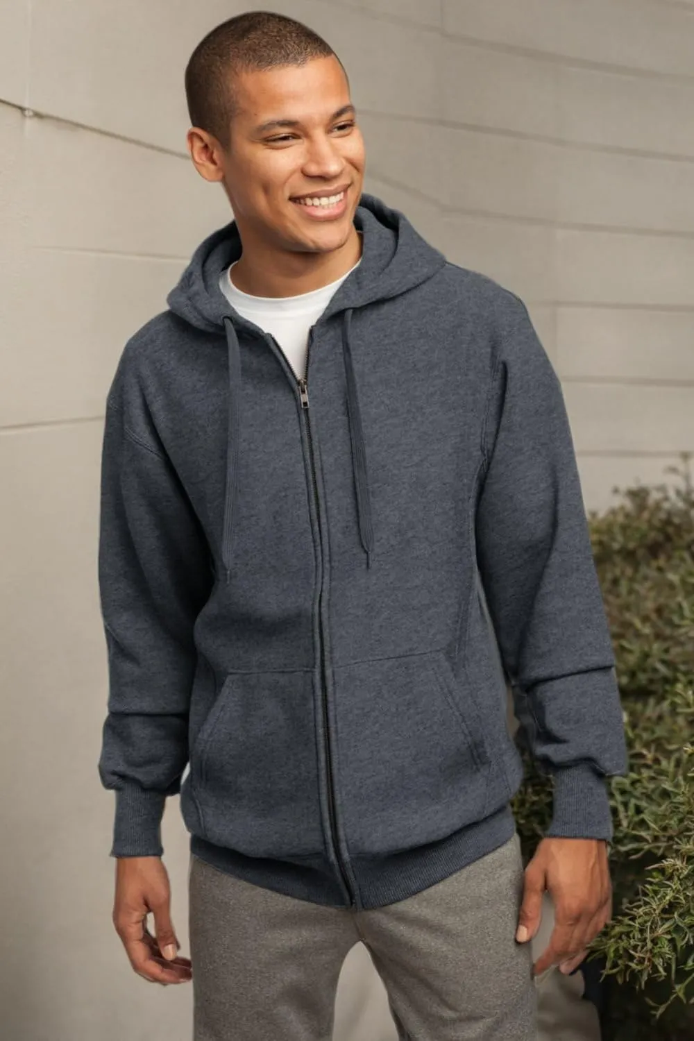 SPORT-TEK Men's Super Heavyweight Full Zip Hooded