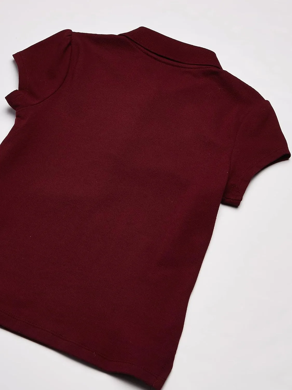 The Children's Place Girls' Short Sleeve Ruffle Pique Polo