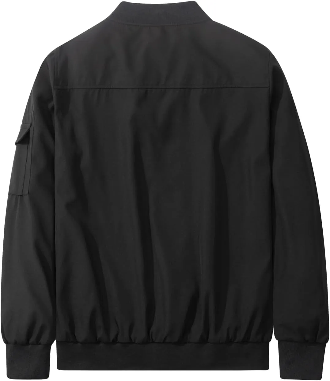 TLZC Men's Fashion Bomber Jacket Lightweight Track Windbreaker Jackets Outdoor Golf Windproof Coat